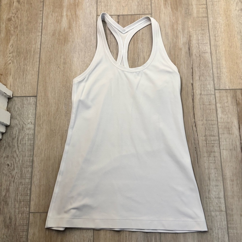 lululemon cool Racerback Tank Top, White Size Small